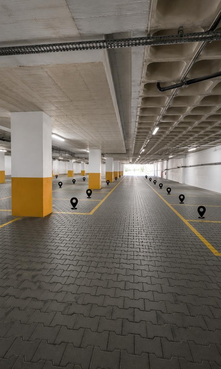 Underground parking at 22cowork